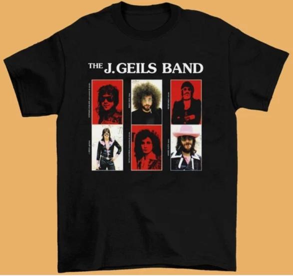 The J. Geils Band Member Short Sleeve Black All Size T-Shirt