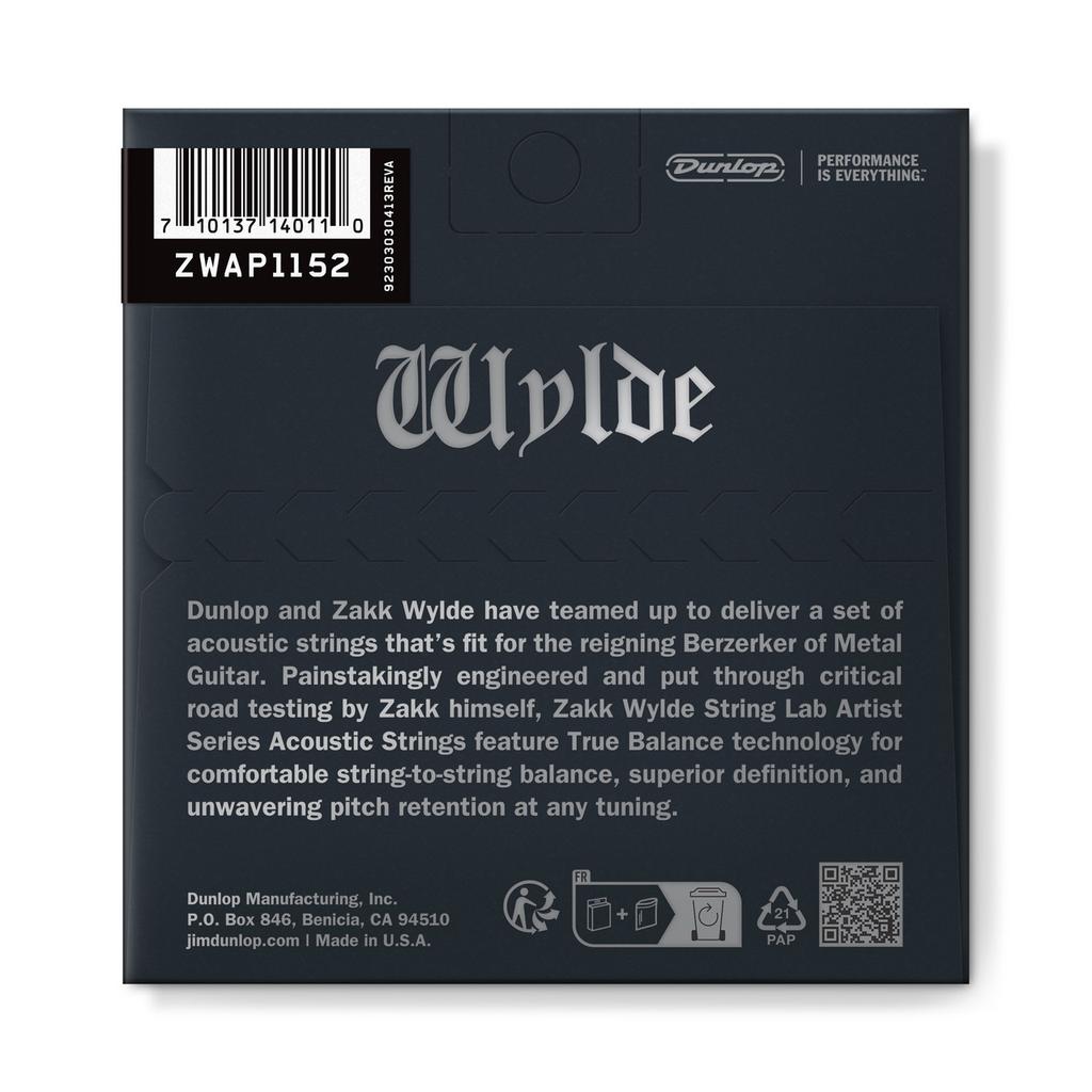 Dunlop Zakk Wylde Acoustic strings 11-52 ZWAP1152