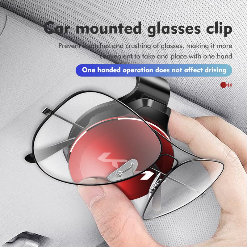 URDV7 For KIA Car Metal Mounted Sun Visor Glasses Clip Sunglasses Card Ticket Clip Stinger Optima Cerato Soul Venga Forte Spectra