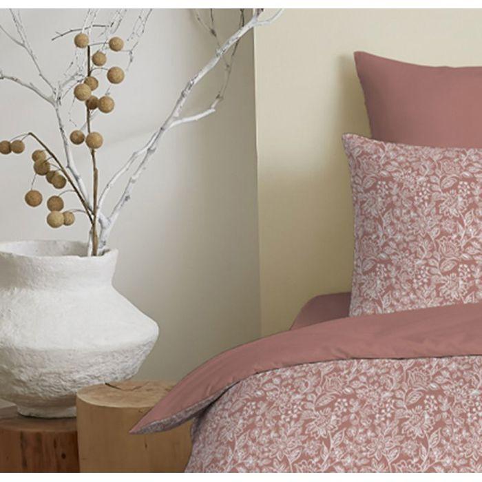 Complete Reversible Duvet Cover Pack for 140 X 190 Cm Bed Céleste Pêche