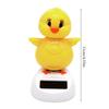 Car Dashboard Decoration Solar Dancing Chick Figurines Solar Powered Dancing Toys Cartoon Chick Ornaments Figures Bobble Head