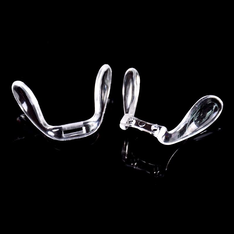 2Pcs Pvc Plastic Anti-Slip Stick On Nose Pads Eyeglass Sunglasses Eye Glasses