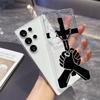 Чехол для телефона «Молящиеся руки и крест» для Samsung Galaxy S26 S25 S24 S23 S22 S21 S20 FE Plus, прозрачный ТПУ, защитный чехол