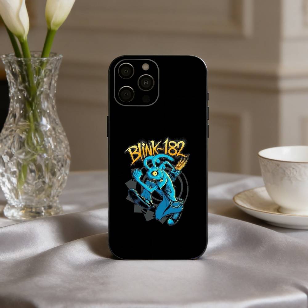 Punk B-Blink-182 Band Phone Case Silicone Soft For IPhone 17pro 16 15 14 13 12 11 X XR Plus Pro Max Plus
