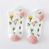 Fashion Boat Socks Shallow Mouth Cute Strawberry Ankle Socks Short Tube Socks Sweet