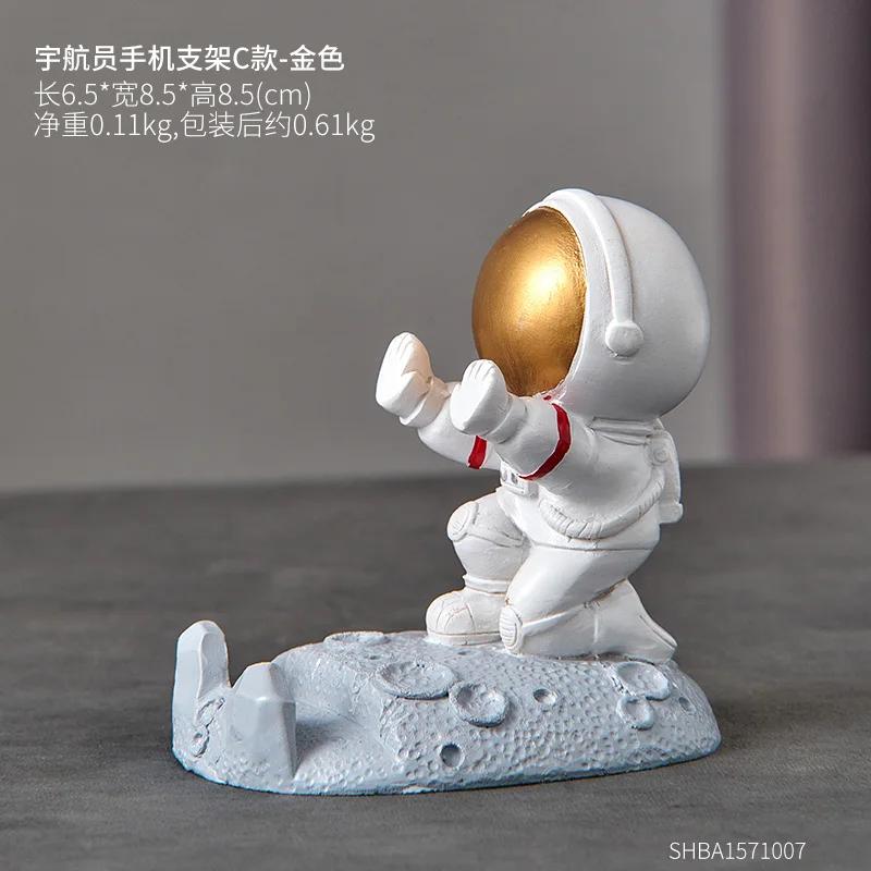 Подставка для телефона в виде астронавта, высокая эстетика астронавта, инстаграмная подставка для телефона в подарок, милая для размещения на рабочем столе в офисе