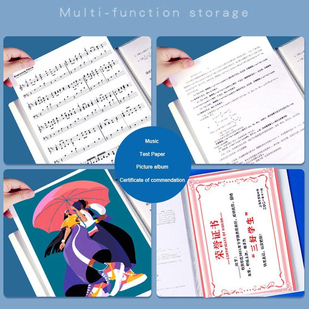 Прозрачная сумка Сумка для документов А4 Сумка для архивов Портативная папка для файлов