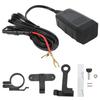 Двойное USB зарядное устройство для телефона на мотоцикл с водонепроницаемой крышкой, быстрая зарядка QC3.0, мониторинг напряжения, независимый выключатель