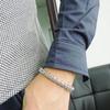 Мужская простая модная ручная цепочка из нержавеющей стали для мальчиков, подарок, очаровательный орнамент