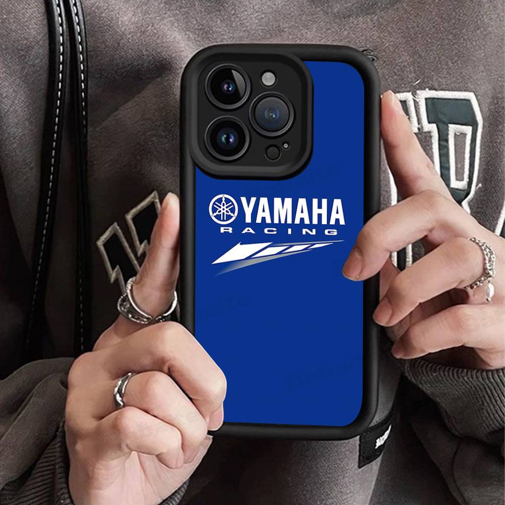 Классический чехол для телефона с логотипом Y-YAMAHAS для мотоцикла, для IPhone 17 16 E 15 14 13 12 11 Pro Max Plus, задняя крышка