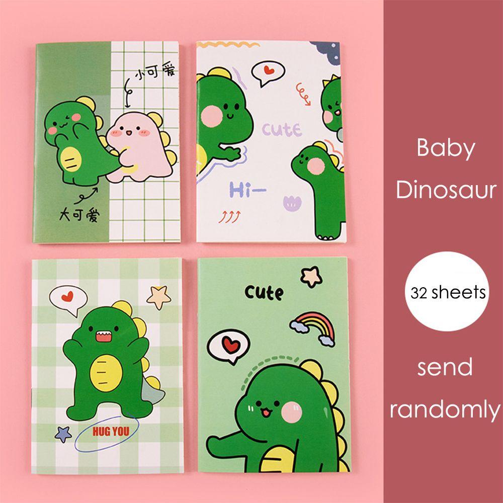 Блокнот Портативный Карманный Журнал Стено Мини Блокнот Персиковые Узоры Космонавт Медведь Милая Девушка Динозавр