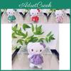Очаровательный брелок в виде плюшевой куклы Куроми и Хелло Китти от Sanrio — милый аксессуар в виде животного.