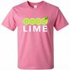Lime Fresh Lime Slices Print TShirt Unisex Unisex Casual Cotton Tee Short Sleeve Citrus Fruit Graphic Unisex Tops