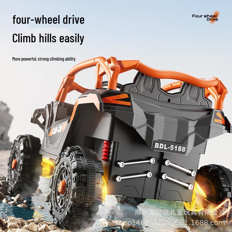 Детский двухместный электрический внедорожник с дистанционным управлением