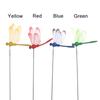 5/10PCS 3D Yard Lawn Ornament Simulation Butterfly Thin Stick With Stem Artificial Dragonfly