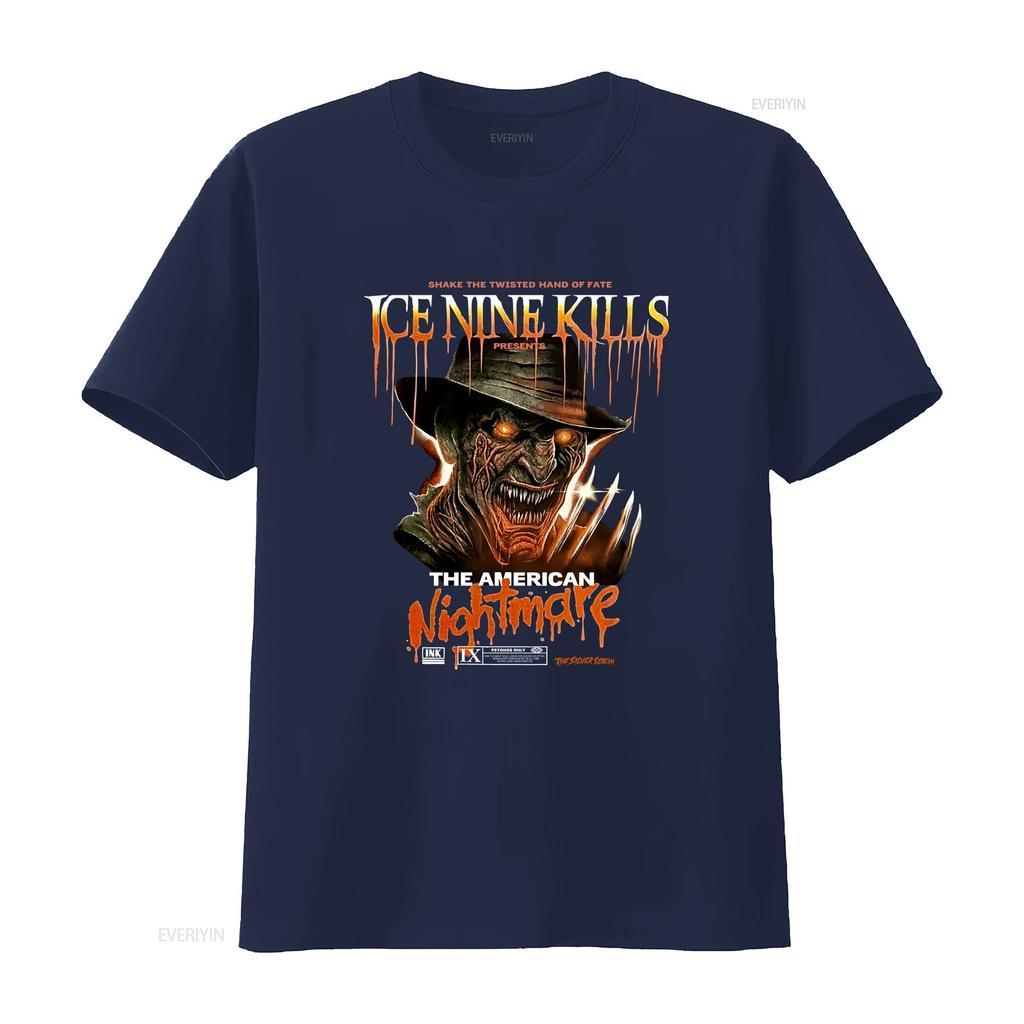 The American Nightmare Ice Nine Kills Rock Band 2023 T shirt Heavy cotton vintage Washed Casual Soft Stylish Breathable