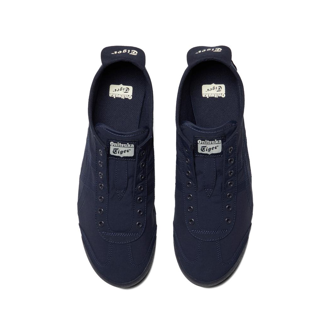 ONITSUKA TIGER Mexico 66 Slip-On Тканевые Модные Классические Удобные Низкие Повседневные Кроссовки Унисекс Темно-Синий 1183B603-404