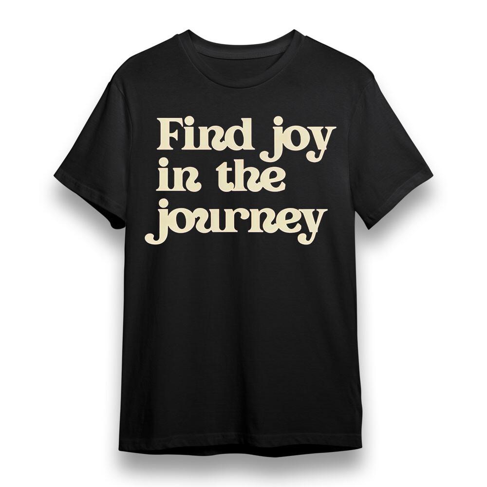 Women's Plus Size T-shirt With Find Joy In The Journey Graphic Unisex Cotton Tee