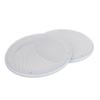 2PCS 6.5inch Speaker Loudspeaker Protective Cover Speaker Decoration(White White)