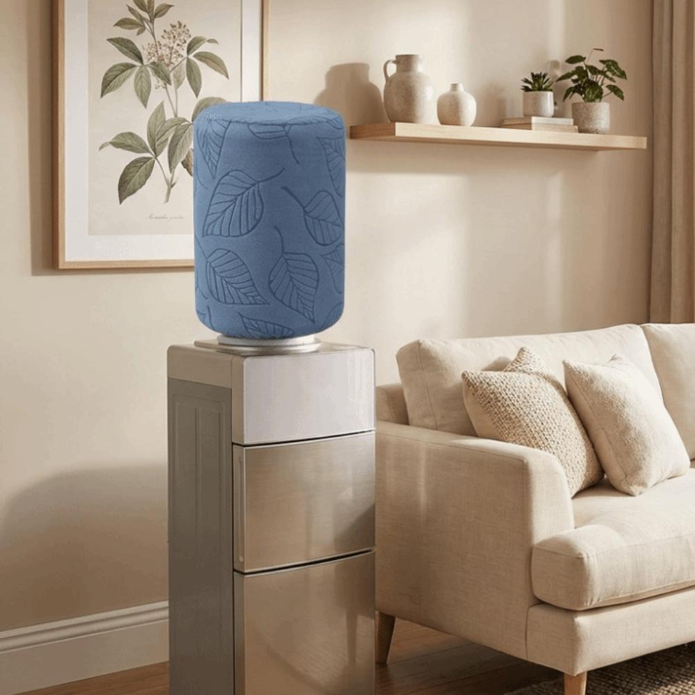 Removable Barrel Dust Cover Solid Color Elastic Barrel Cover Simple Water Cooler Cover Office