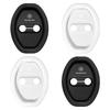 4Pcs Car Door Stopper Cover Door Lock Protective Covers For Mercedes Benz AMG W204 W213 W205 W211 W176 W164 Accessories