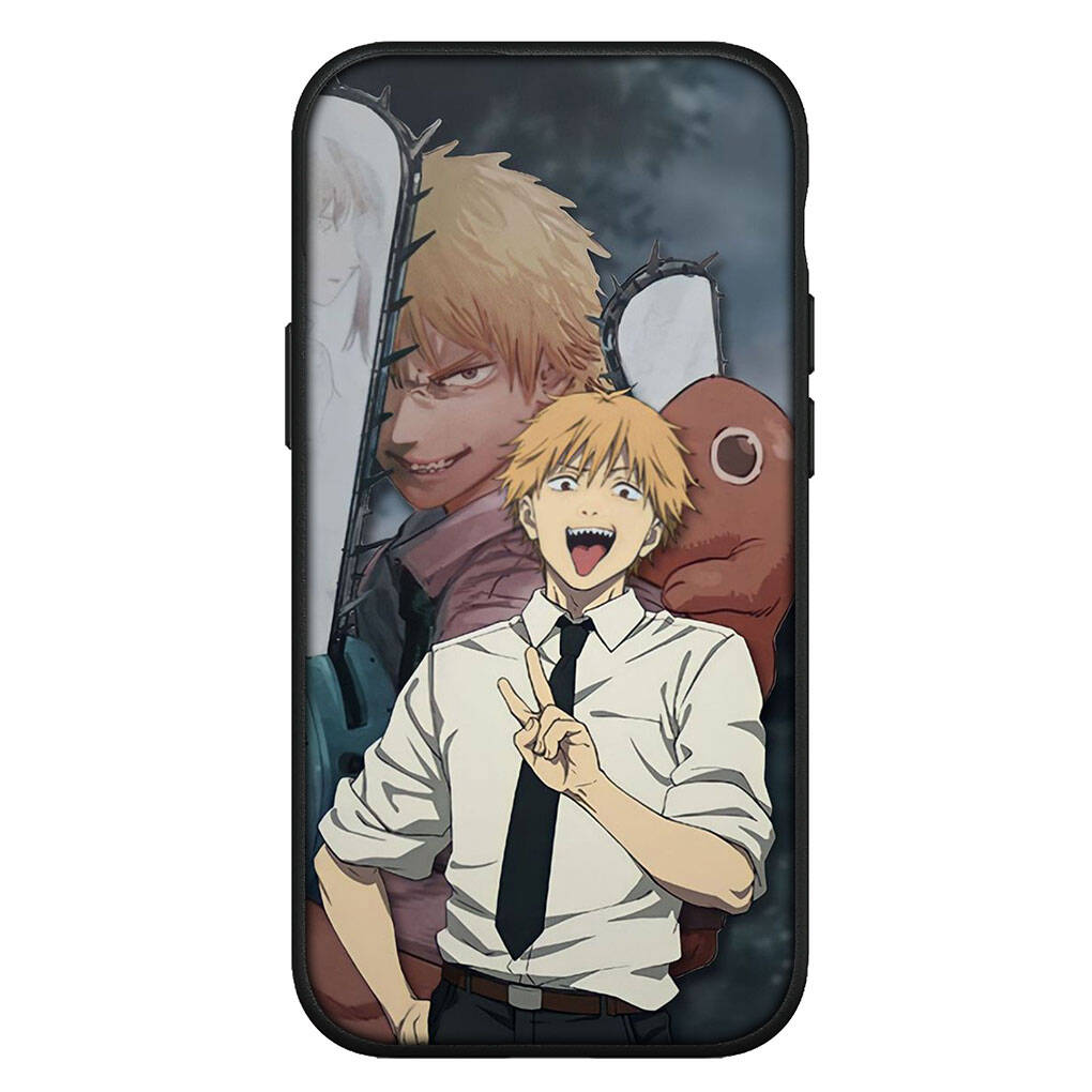 Чехол для iPhone 17 16 15 Xiaomi Poco Redmi Note 14 13 12 11 Pro Max 9 16e Samsung Galaxy S25 S24 S23 OPPO Huawei Denji Makima Chainsaw Man Чехол для телефона