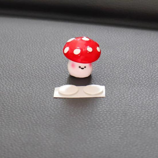 7 шт. грибовидный автомобильный приборный щиток, зеркало заднего вида, фигурка гриба, украшение для автомобиля, милые аксессуары для салона автомобиля