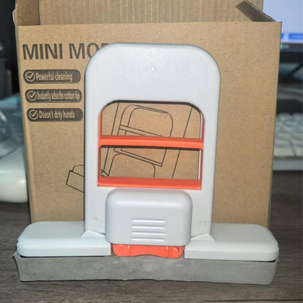 Компактная швабра с функцией самоотжима: Многоразовая губка с высокой впитываемостью для легкой уборки на кухне, в ванной и других местах