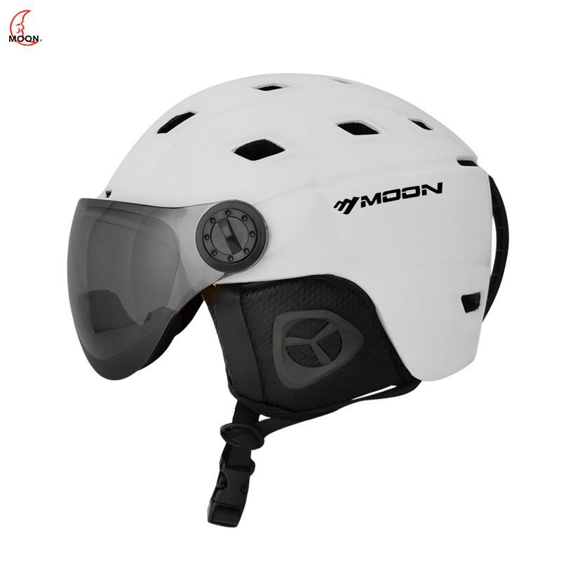 Integrated Ski Helmet With Removable Visor Men Women Outdoor Snow Sports Protection