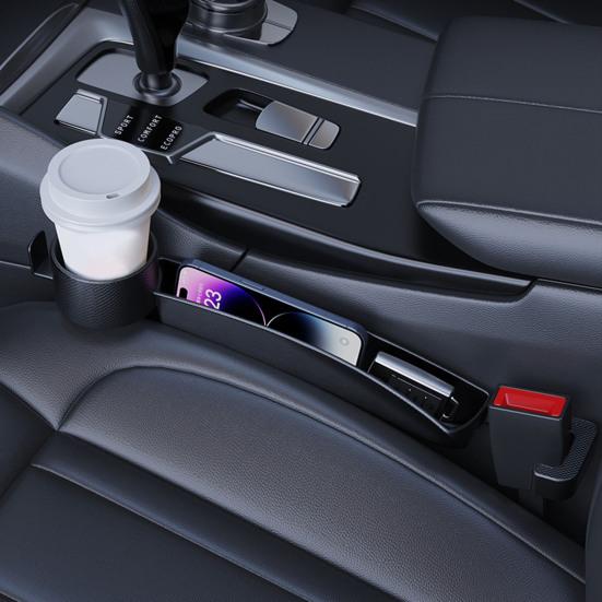 2 шт. Органайзер для щели между сиденьями автомобиля с подстаканником Большой вместимости