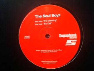 12-дюймовая пластинка SOUL BOYZ - It's A Feeling / So Def SUPA01 Supaphunk Recor 2005 Нидерланды Танцевальная & Электронная Б/У
