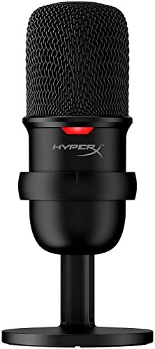 USB-микрофон HyperX SoloCast для удаленной работы, стримеров, создателей контента и геймеров, совместим с ПК, PS4 и PS5, HMIS1X-XX-BK/G (