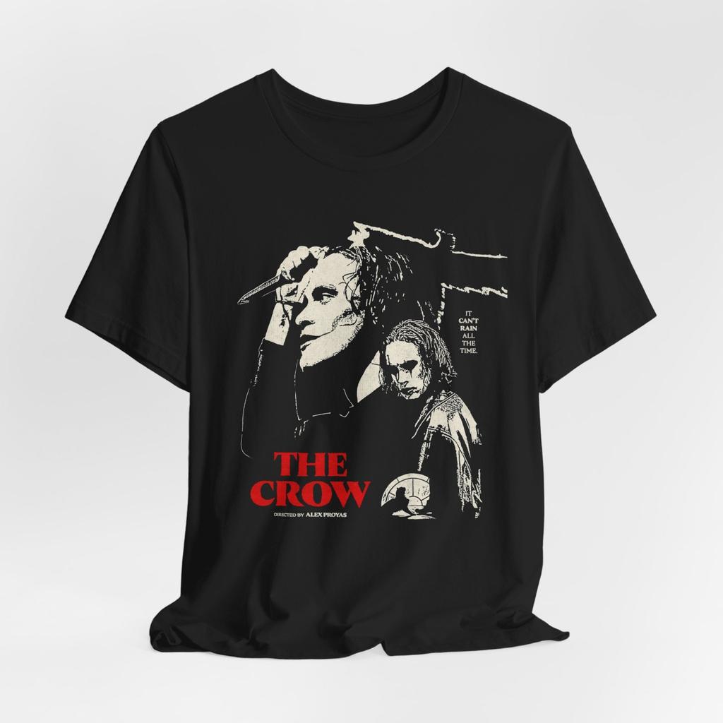 The Crow Classic Graphic Tee Unisex Black Shirt Bold Iconic Design