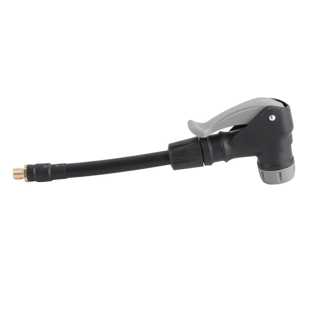 2?In?1 Tire Inflator Hose Adapter Air Chuck Rubber Extension Tube for American French Tire Valve