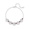 S925 sterling silver crown bracelet women's natural olivine crystal stone micro-inlaid zircon sweet colored treasure jewelry women's jewelry gift