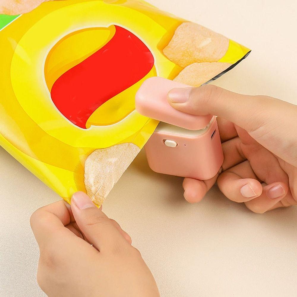 Handheld Plastic Bags Sealer Plastic Food Sealer Clip Portable Mini Sealing Machine Refrigerator