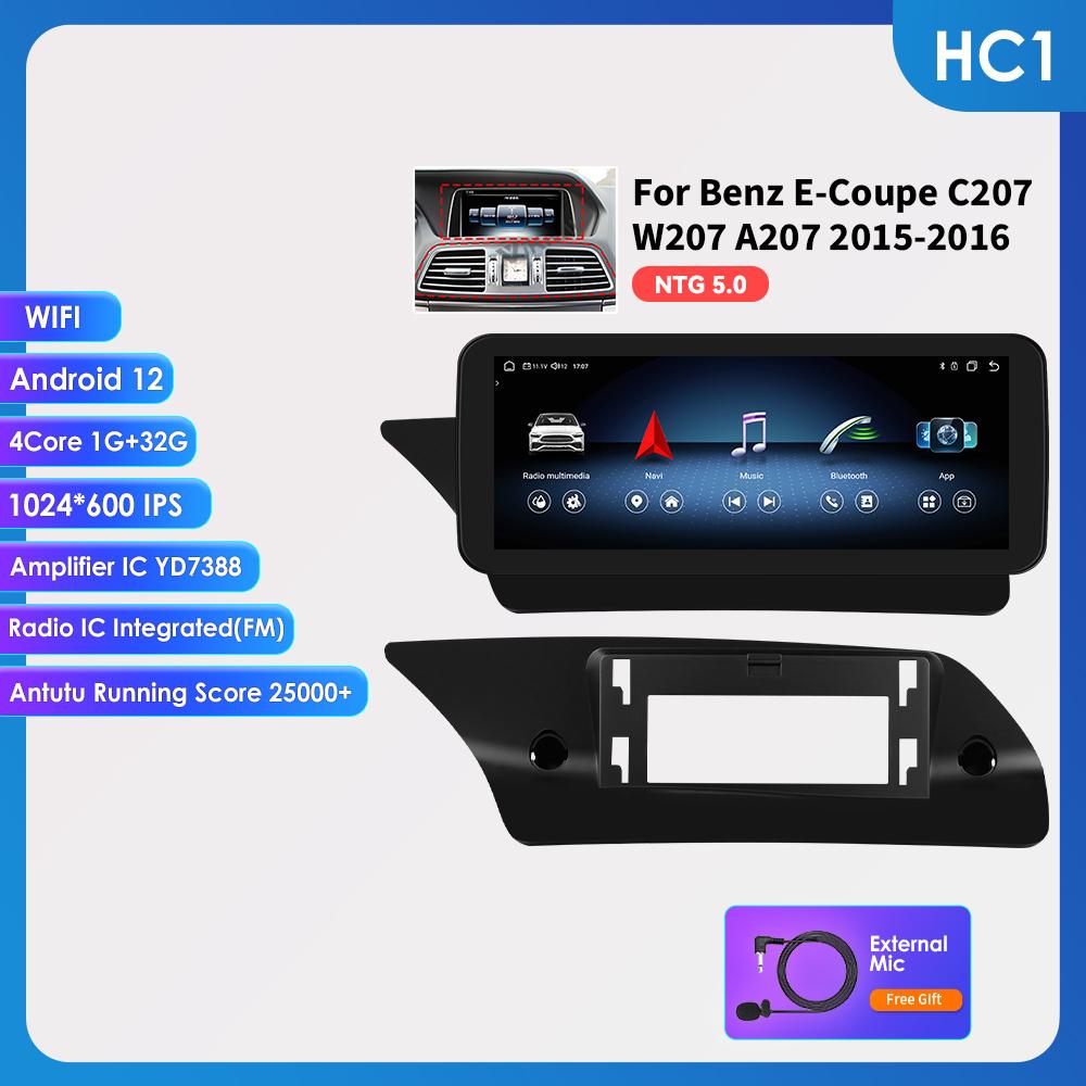 OSSURET 10,25" Android 13 Авторадио 2din Carplay для Mercedes Benz W212 E-Class E200 E230 E260 E300 S212 NTG 4.0 4.5 5.0 Интеллектуальное Мультимедиа Аудио