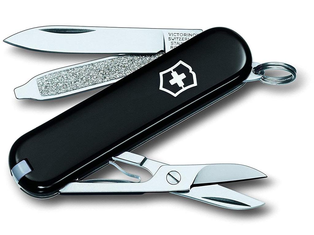 VICTORINOX Classic SD Dark Illusion Туристический Кемпинг для Чрезвычайных Ситуаций Отвертка Мультитул - Удобный, Компактный, Чрезвычайные Ситуации, Готовность, Сделай сам,
