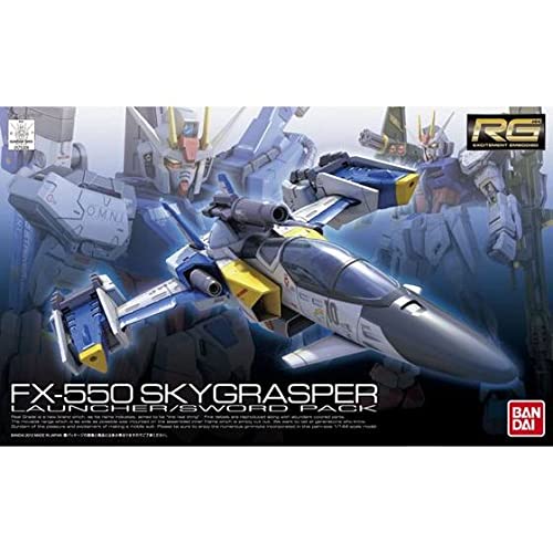 Пластиковая модель мобильного костюма Gundam SEED Sky Grasper от BANDAI SPIRITS RG в масштабе R/S 1/144 с цветовой кодировкой