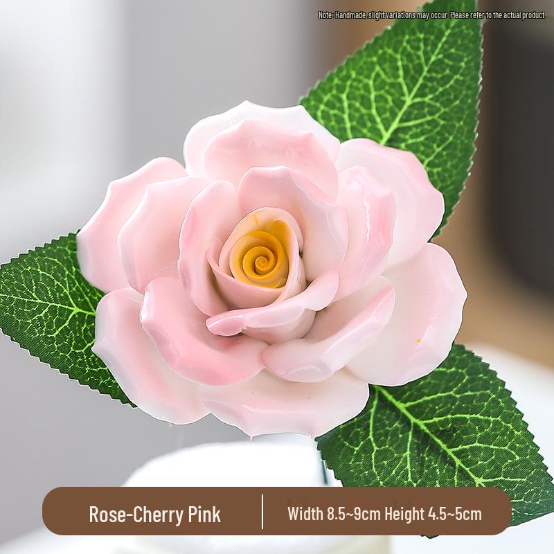 Handcrafted Ceramic Flowers, Preserved Bouquets, Home Decor, Display & Stall Items, Cultural Gifts