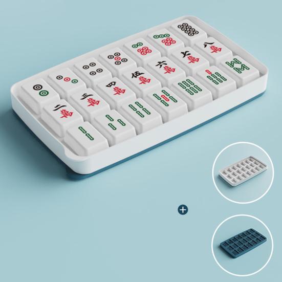 DIY без запаха креативная устойчивая к низким температурам форма для приготовления льда Маджонг форма для ледяного шара