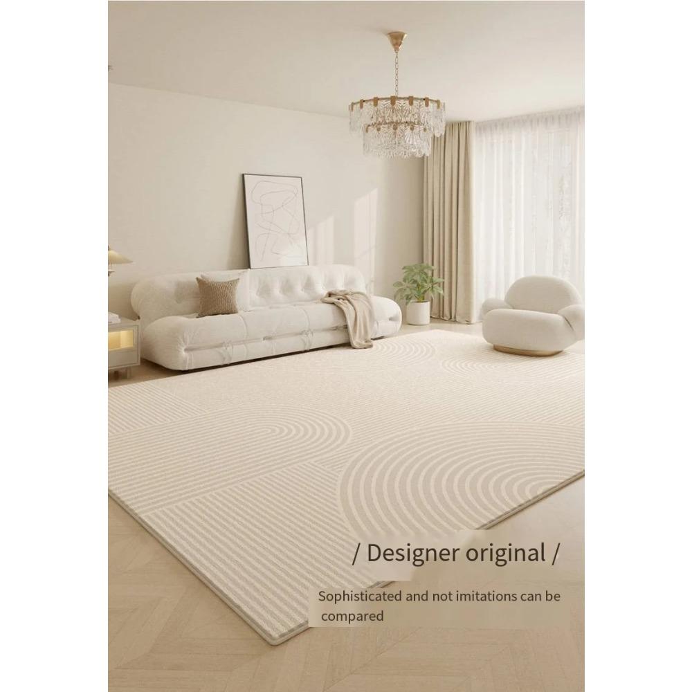 Living Room Carpet Cream Style High-Grade Imitation Cashmere Carpet Autumn/Winter Coffee Table Rug Bedroom Rug