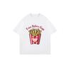 Oversized T Shirt Black Fries Before Guys Graphic With Heart XOXO Print Casual Wear For Women Summer Outfit Street Style Fashion Top