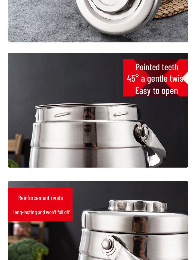 Double-Layer Stainless Steel Insulated Lunch Box – Drum-Shaped Bento for Students & Office Workers.