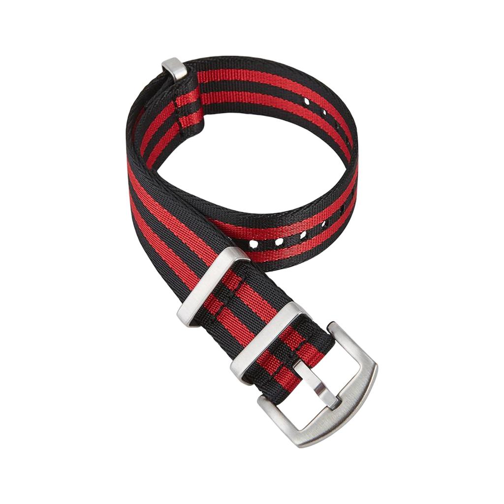 Ремешок для часов 18–24 мм, универсальный нейлоновый мужской и женский холст, прочный браслет на запястье, аксессуары