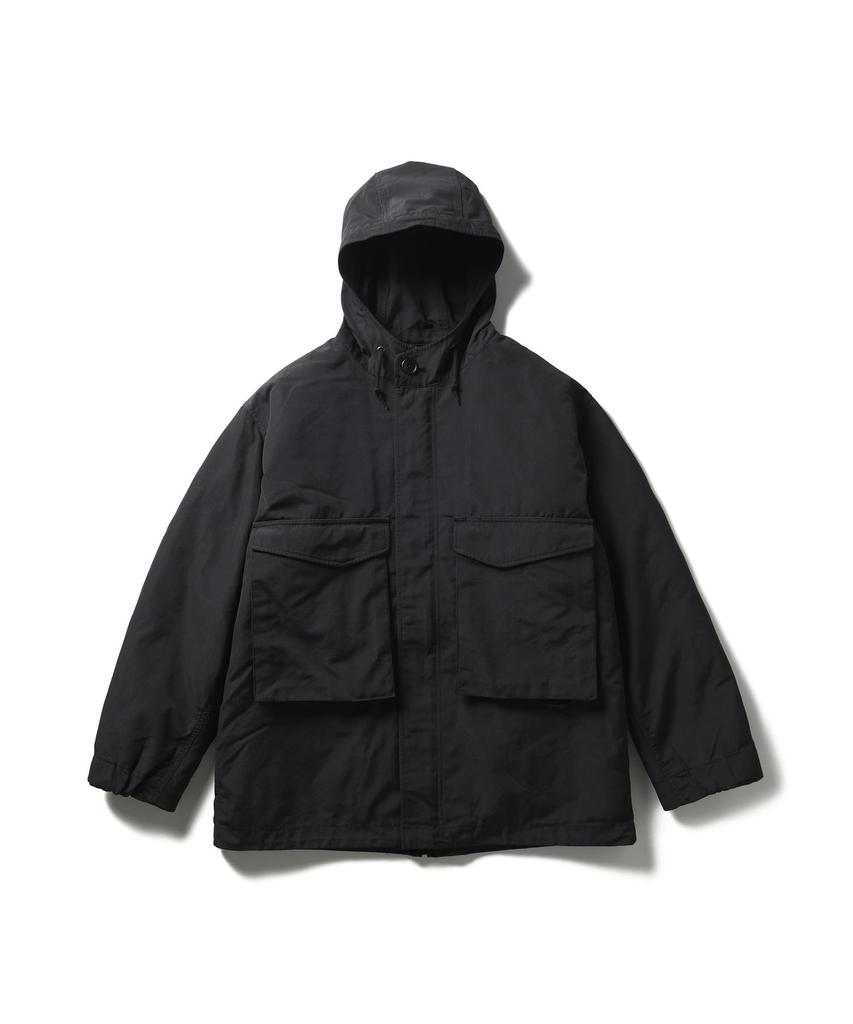 Snow Peak TAKIBI Ripstop Adjustable Jacket Outerwear Jacket for Men and Size L JK-25AU015 Women, Black,