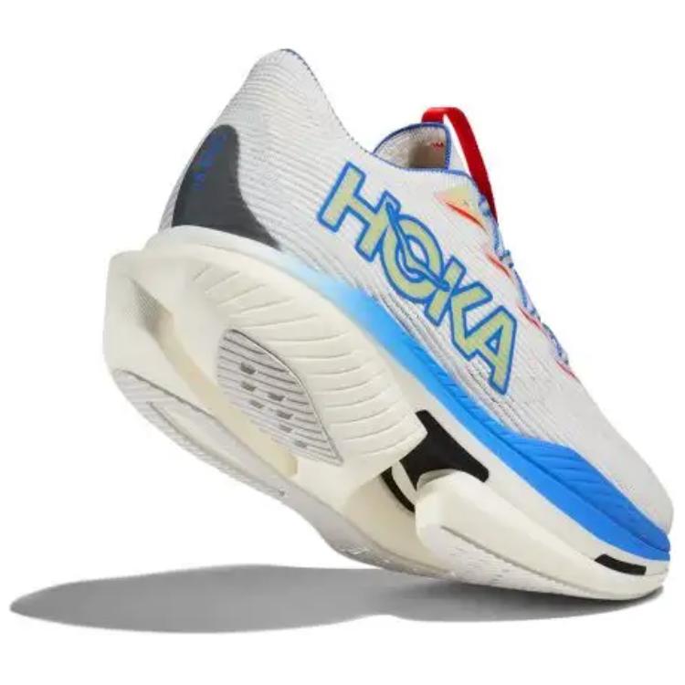 HOKA One One Cielo X1 Soft Comfortable Non-Slip Durable Low-Top Running Shoes Unisex Running Shoes Light-Gray 1147910-WHTV