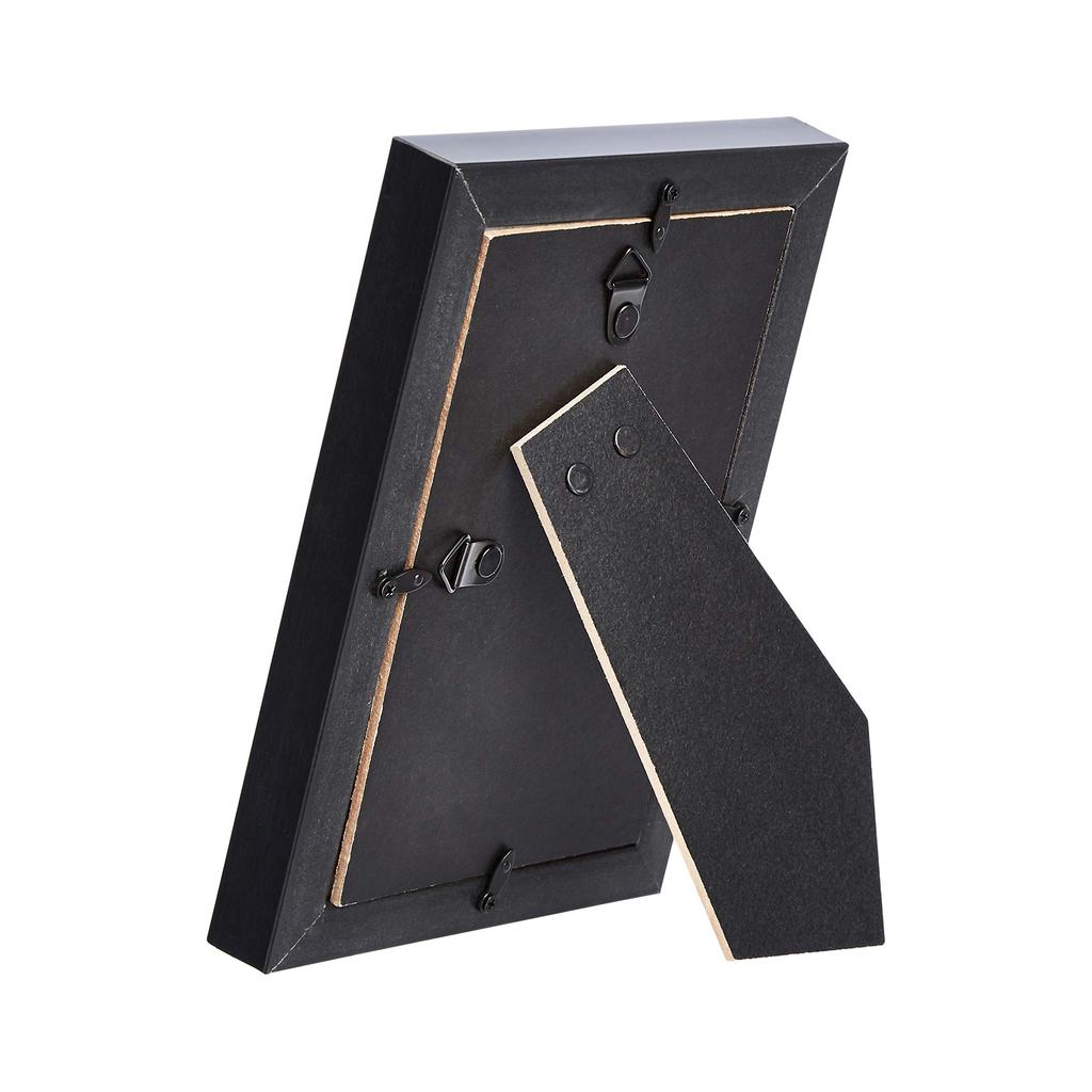 Amazon Basics Набор фоторамок размером с открытку 10 см x 15 см, Прямоугольные, Черные, 2,