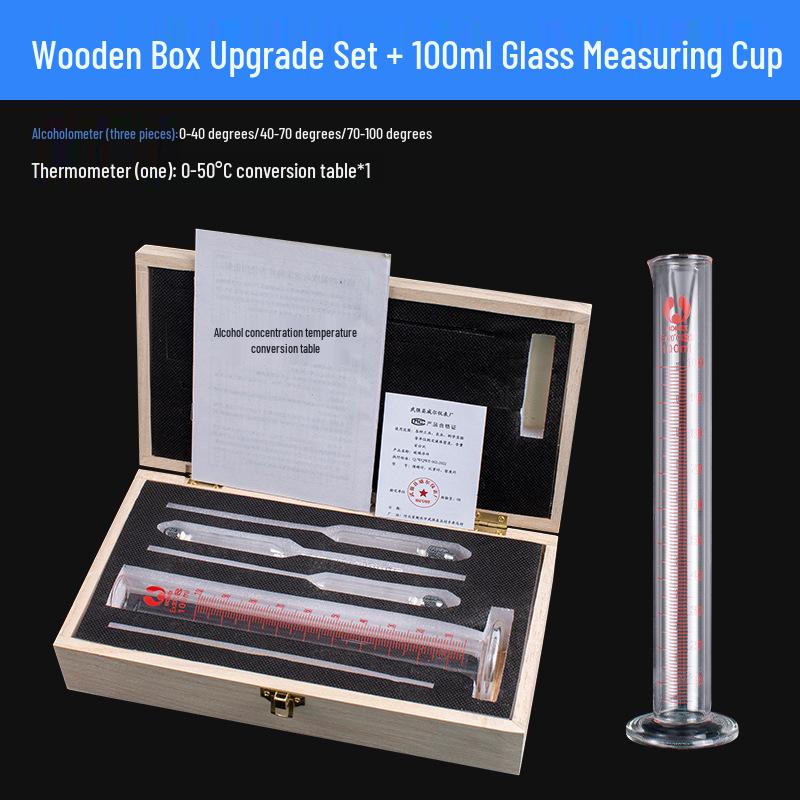 Winemaking Alcohol Meter 0-100° Tester