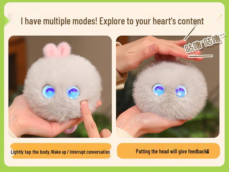 Улучшенный ИИ Эльф Кролик Умная Игрушка: Электронная кукла-питомец Soft Touch для детей